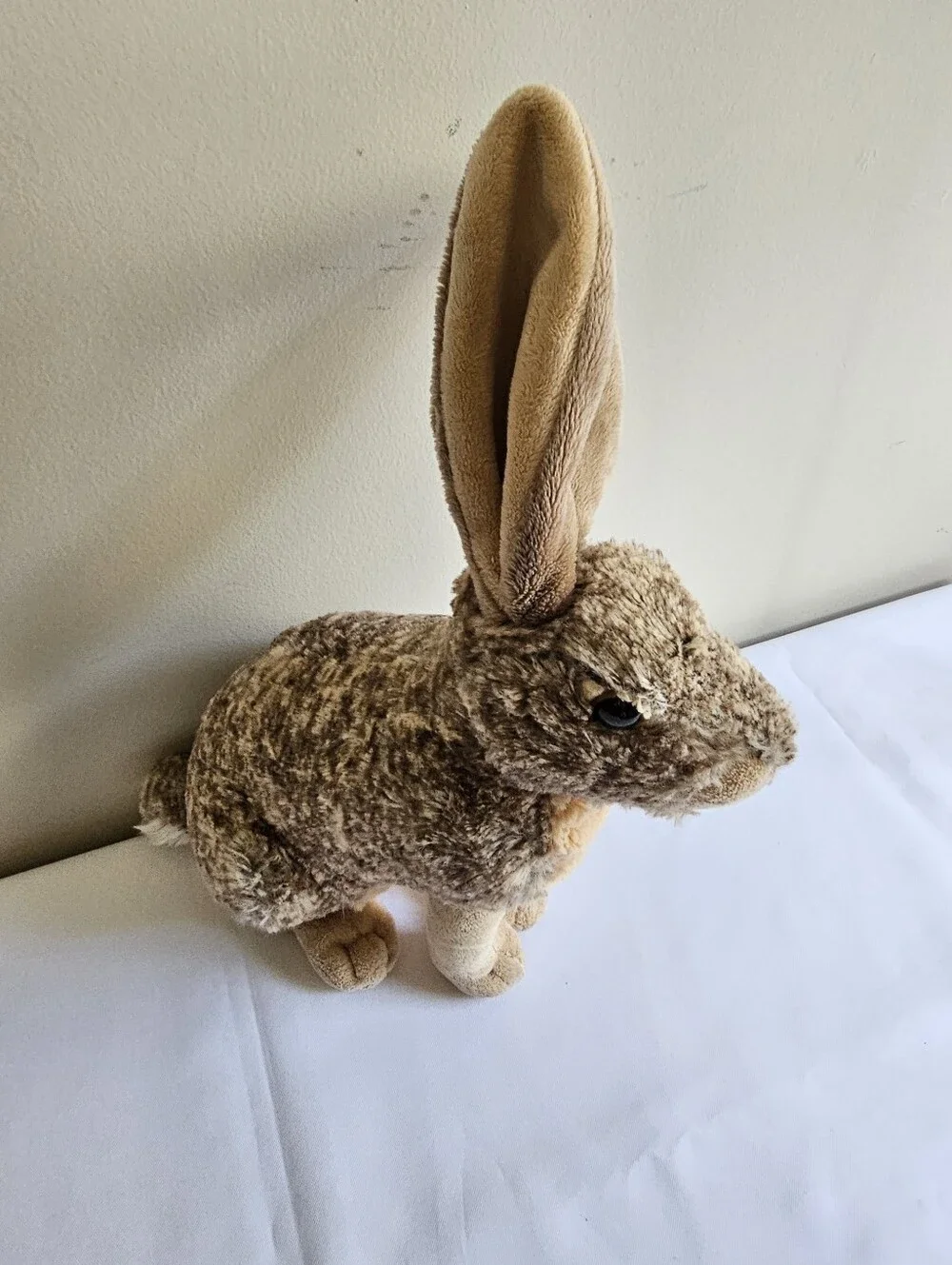 Plush Brown Rabbit Stuffed Animal - Soft Cuddly Bunny